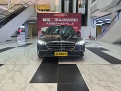 2021 Mercedes-Benz S-Class S 400 L Business, чёрный — фото 2
