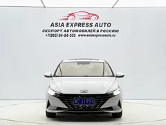2021 Hyundai Elantra 1.5L CVT LUX Premium, белый — фото 2