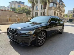 2021 Audi A6L 55 TFSI quattro, чёрный — фото 1