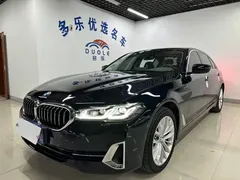 2022 BMW 5 Series 5 525Li, чёрный — фото 1