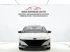 2021 Hyundai Elantra 1.5L CVT LUX Premium, белый — фото 2
