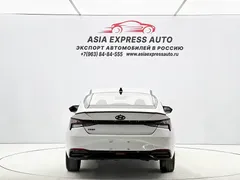 2021 Hyundai Elantra 1.5L CVT LUX Premium, белый — фото 5
