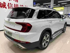2020 Hyundai Santa Fe 380 TGDi AT 4WD DLX HTRAC, белый — фото 4