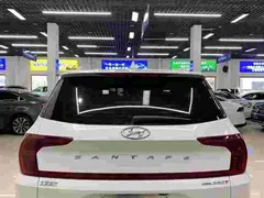 2020 Hyundai Santa Fe 380 TGDi AT 4WD DLX HTRAC, белый — фото 5