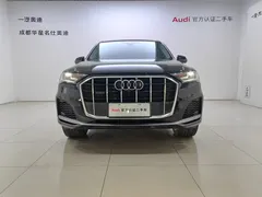2022 Audi Q7 55 TFSI quattro S line, чёрный — фото 2
