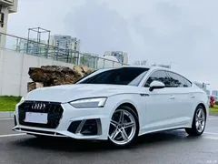 2022 Audi A5 imported Sportback 40 TFSI fashionable and elegant, белый — фото 17