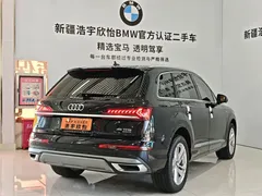 2021 Audi Q7 45 TFSI quattro S line, чёрный — фото 6
