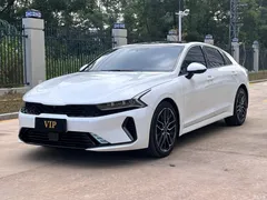 2021 Kia K5 380T GT-Line Flagship, белый — фото 1