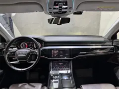 2021 Audi A8L 50 TFSI quattro, чёрный — фото 4
