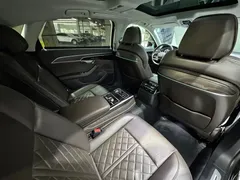2021 Audi A8L 50 TFSI quattro, чёрный — фото 8
