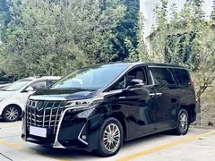 2021 Toyota Alphard Hybrid 2.5L Luxury, чёрный — фото 1