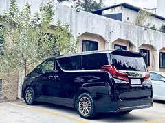 2021 Toyota Alphard Hybrid 2.5L Luxury, чёрный — фото 7