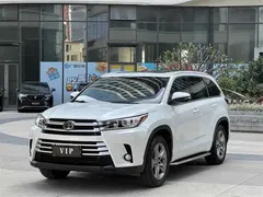 2021 Toyota Highlander 2.0T 2WD Luxury 7, белый — фото 1