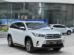 2021 Toyota Highlander 2.0T 2WD Luxury 7, белый — фото 3