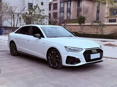 2023 Audi A4L 40 TFSI Luxury Dynamic, белый — фото 3