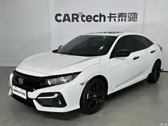 2021 Honda Civic HATCHBACK 220TURBO CVT cool control, белый — фото 1