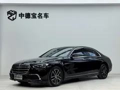2021 Mercedes-Benz S-Class S 400 L Business, чёрный — фото 1