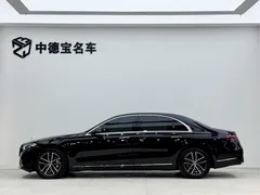 2021 Mercedes-Benz S-Class S 400 L Business, чёрный — фото 3
