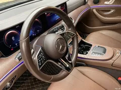 2022 Mercedes-Benz E-Class New Energy modified E 350 e L plug-in hybrid sedan, чёрный — фото 10