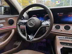 2022 Mercedes-Benz E-Class New Energy modified E 350 e L plug-in hybrid sedan, чёрный — фото 24