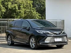 2023 Toyota Sienna 2.5L Hybrid Platinum, чёрный — фото 3