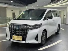 2021 Toyota Alphard Hybrid 2.5L Luxury, чёрный — фото 1