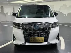 2021 Toyota Alphard Hybrid 2.5L Luxury, чёрный — фото 2