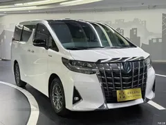 2021 Toyota Alphard Hybrid 2.5L Luxury, чёрный — фото 3