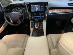2021 Toyota Alphard Hybrid 2.5L Luxury, чёрный — фото 8