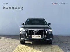 2023 Audi Q7 45 TFSI quattro S line sporty, чёрный — фото 2