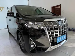 2021 Toyota Alphard Hybrid 2.5L Premium, чёрный — фото 3