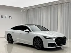 2023 Audi A7 45 TFSI, белый — фото 5