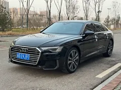 2021 Audi A6L 40 TFSI, чёрный — фото 1