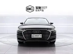 2021 Audi A8 A8L 55 TFSI quattro premium type, чёрный — фото 2