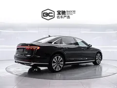 2021 Audi A8 A8L 55 TFSI quattro premium type, чёрный — фото 3