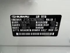 2022 Subaru Forester 2.0i AWD Luxury, белый — фото 2