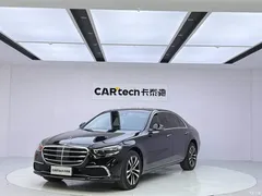 2021 Mercedes-Benz S-Class S 400 L Business, чёрный — фото 1