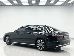 2022 Audi A8 A8L 55 TFSI quattro luxury collection, чёрный — фото 4