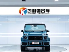 2022 Mercedes-Benz G-Class G 350, синий — фото 2