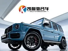 2022 Mercedes-Benz G-Class G 350, синий — фото 3