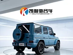 2022 Mercedes-Benz G-Class G 350, синий — фото 4