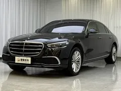 2021 Mercedes-Benz S-Class S 400 L Business, чёрный — фото 1