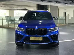 2022 BMW X5 M, синий — фото 2