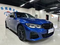 2021 BMW 3 Series 3 325Li M, синий — фото 3