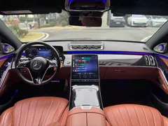 2021 Mercedes-Benz S-Class S 500 L 4MATIC, чёрный — фото 12