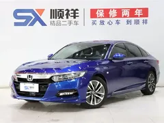 2018 Honda Accord Hybrid 2.0L VI, синий — фото 1