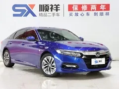 2018 Honda Accord Hybrid 2.0L VI, синий — фото 3