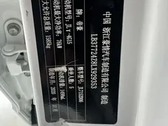 2020 Geely Vision 1.5L CVT Asian Games Edition, белый — фото 15