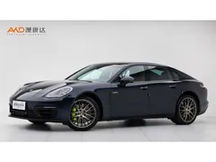 2021 Porsche Panamera 4 E-Hybrid 2.9T PHEV, синий — фото 1
