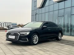 2021 Audi A6L 40 TFSI Luxury Elegant, чёрный — фото 1